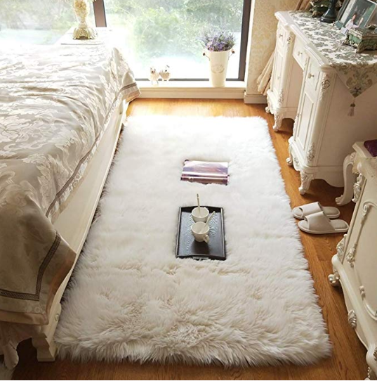 Fluffy Rugs Bedroom