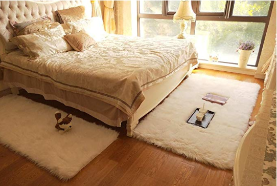 Fluffy Rugs Bedroom